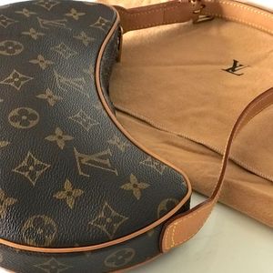 Louis Vuitton Kidney Shaped Canvas Bag